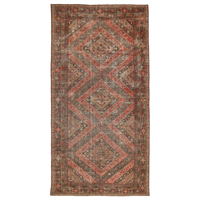 Textile Mid 20th Century Antique Decorative Khotan Wool Rug For Sale - Image 7 of 7