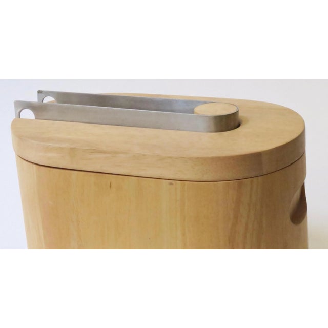 Contemporary Wooden Ice Bucket For Sale - Image 4 of 5