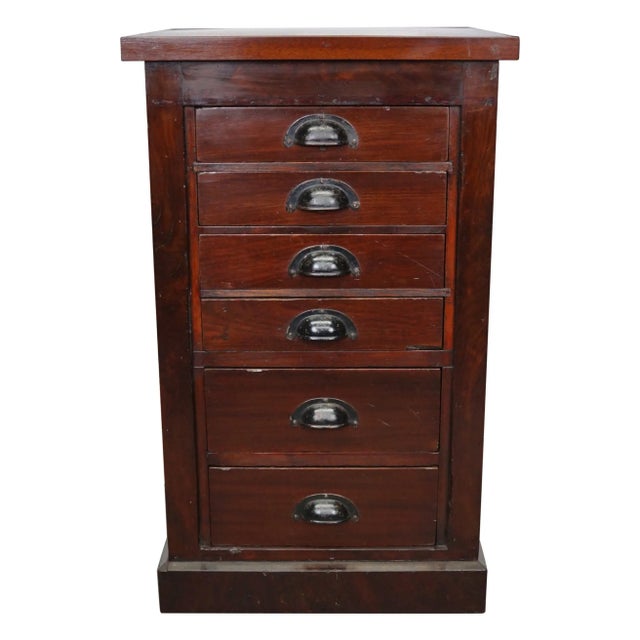 Dutch Mahogany Apothecary Cabinet, 1930s For Sale - Image 13 of 13