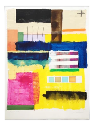 Abstract No. 26 Collage Painting