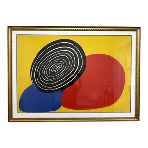 1970s Alexander Calder “Les Trois Oeufs” Limited Edition Print