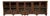 Six-Door Sideboard in Indian Mahogany, 1950s For Sale