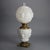Antique Blanc De Chine Brass & Bronze Cupid Oil Lamp With Blown Out Glass C1900 For Sale - Image 6 of 12