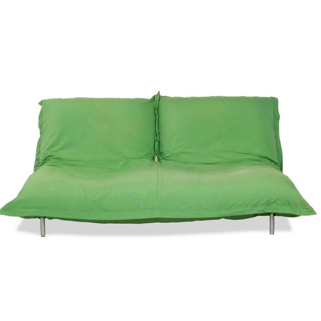 Calin 2-Seater Sofa in Lime Green Fabric from Ligne Roset For Sale - Image 13 of 13