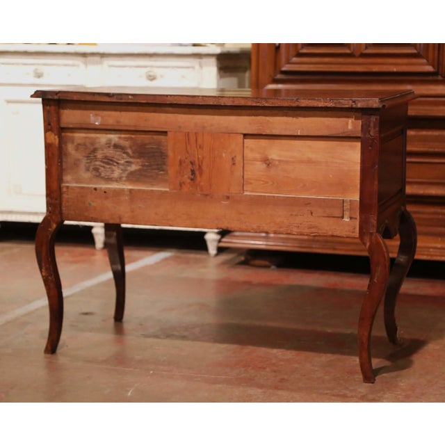 18th Century French Louis XV Carved Walnut Chest of Drawers From Provence For Sale - Image 11 of 12