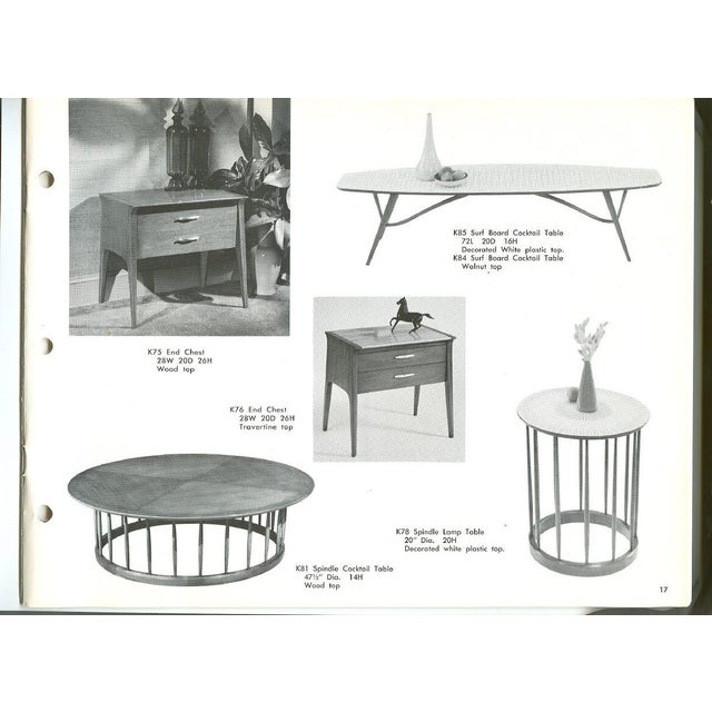 Mid 20th Century Vintage John Van Koert for Drexel Profile Walnut Coffee Table For Sale - Image 5 of 6