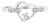 14K White Gold 1/8 Cttw Channel Set Round-Cut Diamond Heart Ring (H-I Color, SI2-I1 Clarity) For Sale