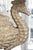 Late 20th Century Pair of Monumental Carved Stone Sea Horse Urn Lamps For Sale - Image 5 of 8