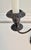Vintage Black Powder-Coated Brass Two-Arm Candelabrum With Grape & Vine Detail For Sale - Image 4 of 10