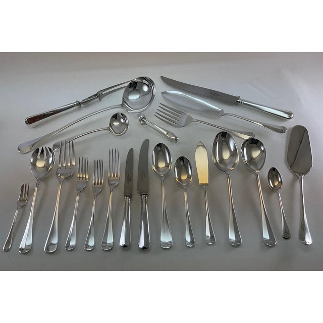 1980s Silver Serving Fork, Rattail For Sale - Image 10 of 11