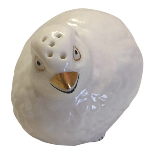 Mid-Century John Aynsley English Bone China Salt Shaker For Sale