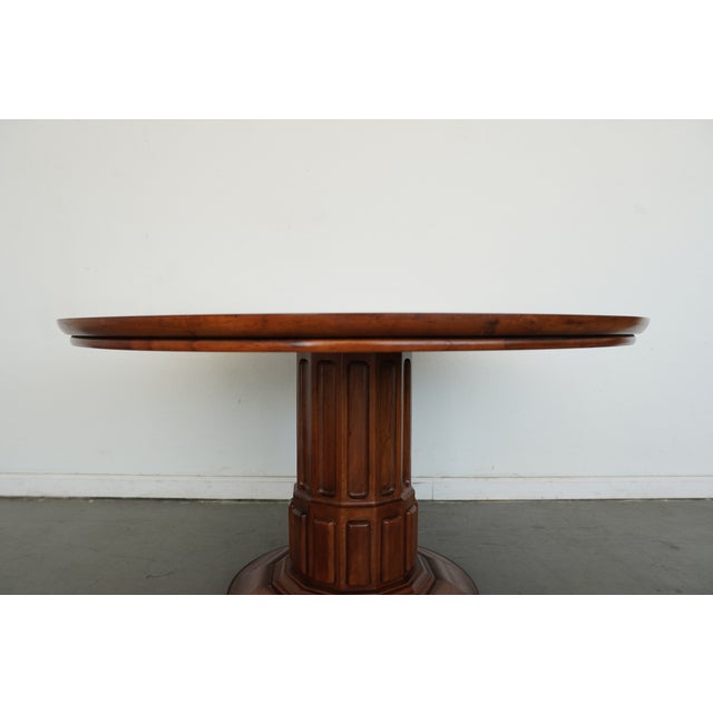 John Widdicomb Co. Pedestal Table For Sale - Image 11 of 11