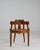 Mid 20th Century France Louis XVI Brown Wood Armchair For Sale - Image 4 of 11