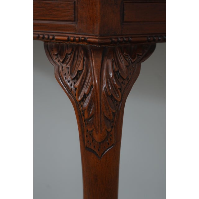 Maitland Smith Attributed Georgian Mahogany Curio Cabinet For Sale - Image 14 of 18
