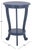 Contemporary Mary Pedestal Table in Blue For Sale - Image 3 of 8