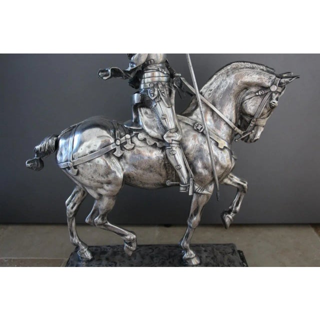 Fremiet, Joan of Arc on Horseback, 1800s, Bronze For Sale - Image 9 of 12