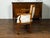 Italian Italian 19th Century Carved Walnut Upholstered Settee with Scrolling Arms For Sale - Image 3 of 9