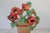 Vintage Cast Iron Floral Poppies Basket Doorstop For Sale - Image 4 of 7