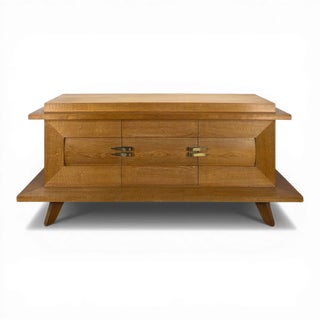 Modern Sideboard in Light Oak For Sale