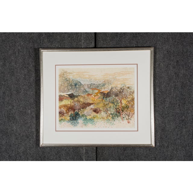 Original Watercolor Painting in Frame Chairish