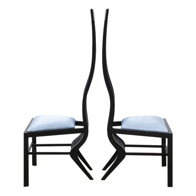 Monroe Chairs by Arata Isozaki for ICF Milano, 1980s, Set of 2 For Sale