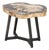 Contemporary Petrified Wood Side Table For Sale