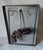1940s Vintage Wall Sconce, Lamp, Light With Fisherman, Stained Glass For Sale - Image 5 of 5