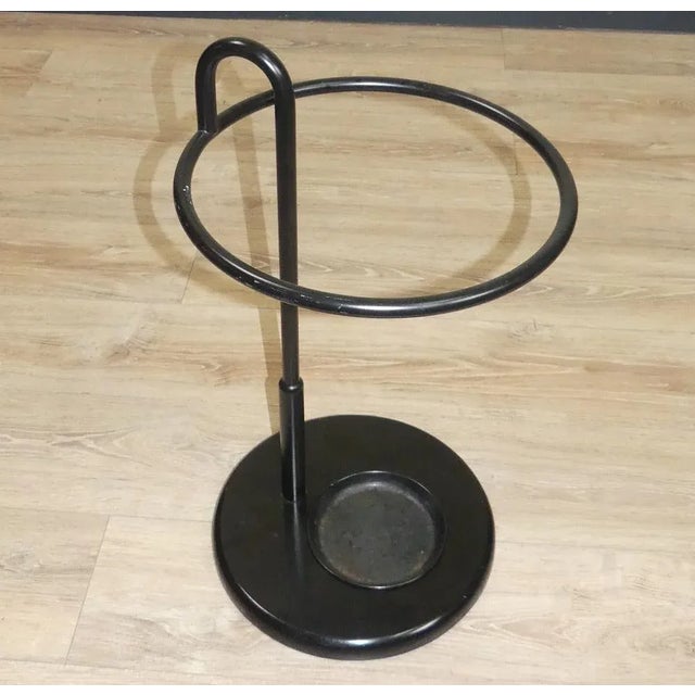 Black Umbrella Stand, 1980s For Sale - Image 10 of 10