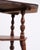 Mahogany side table with a lower shelf and turned round legs, dating from the 1920s. Suitable as a side table, plant...