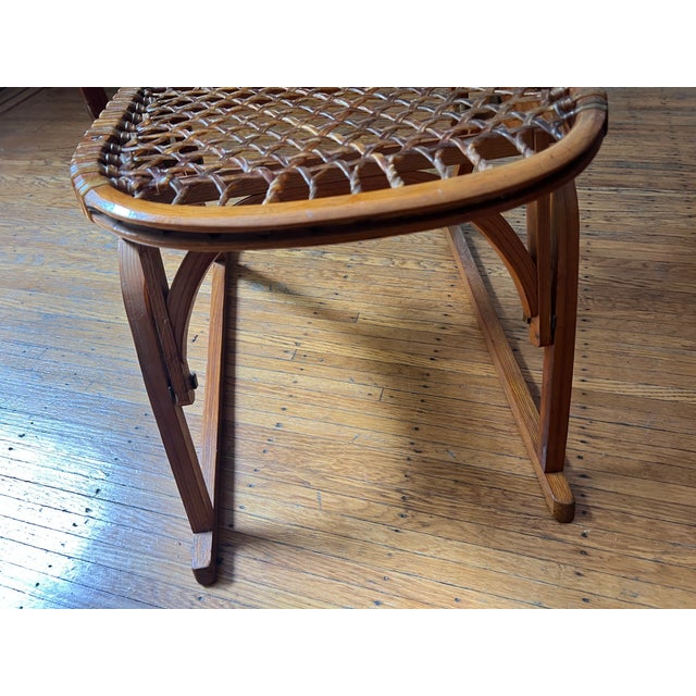 American Foldable Snow Shoe Chair For Sale - Image 3 of 5