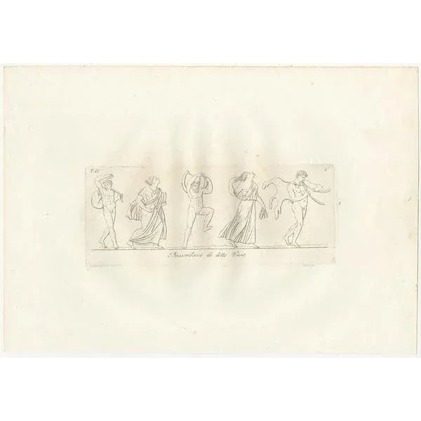 Carlo Antonini, Vases and Tazzas, 1821, Paper, Set of 6 For Sale - Image 3 of 8