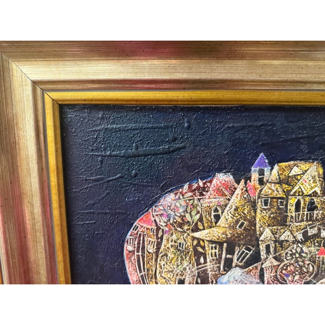 1990s Eduardo Miguel Abela Torras Oil on Canvas Va Llena, 1997 For Sale - Image 5 of 12