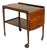 MCM Danish Modern Teak Drop Leaf Bar Cart For Sale