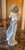 Ceramic Lladro Female Figurine Wearing Floral Headband For Sale - Image 7 of 8