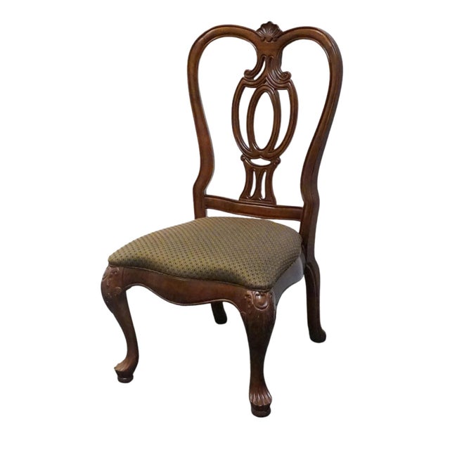 THOMASVILLE FURNITURE Kent Park Collection Solid Mahogany Traditional Style Dining Side Chair 38921-821 43" High 22.5"...
