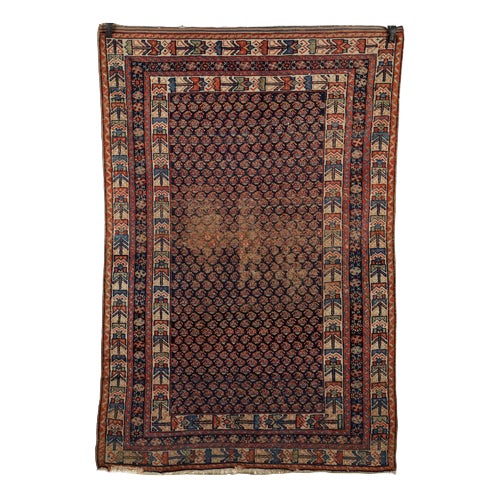 Afshar Rug in Cotton and Wool For Sale