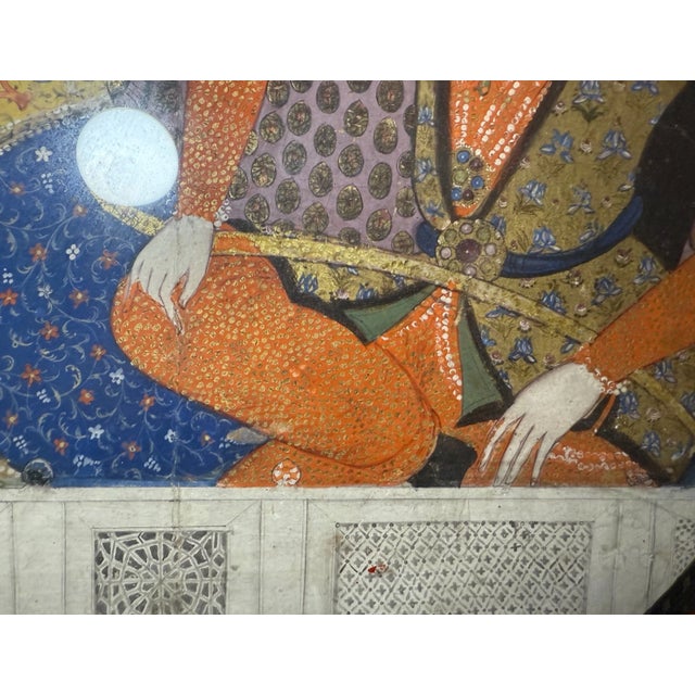 Large Antique 18th Century Mughal Sikandar India Watercolor Painting Manuscript For Sale In New York - Image 6 of 18