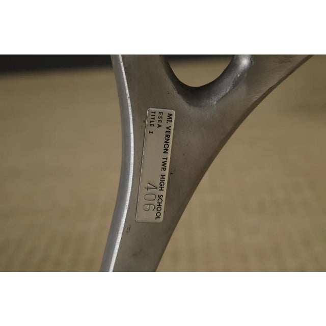 Pair of Shelby Williams 'Gazelle' Sculptural Aluminum Side Chairs, 1960s For Sale - Image 18 of 18