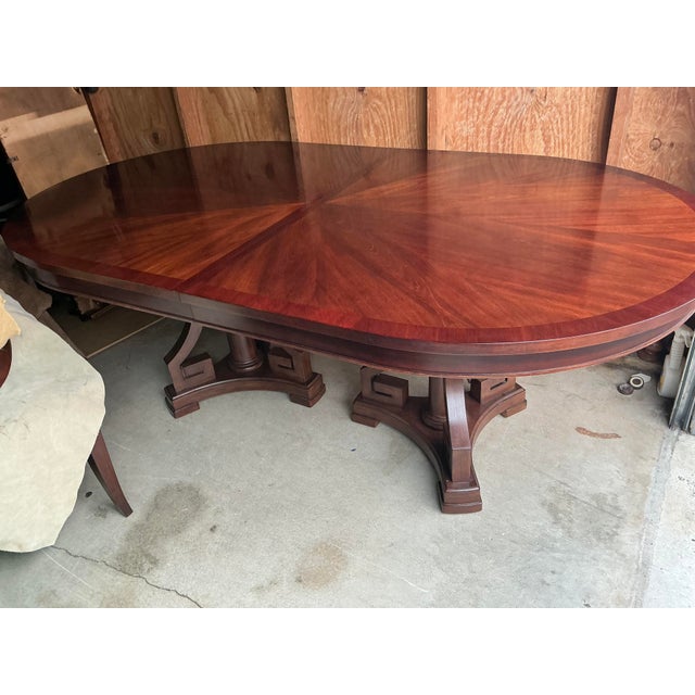 Bernhardt Furniture Martha Stewart Whitney Opal Point Collection Dining Set- 10 Chairs For Sale - Image 10 of 18