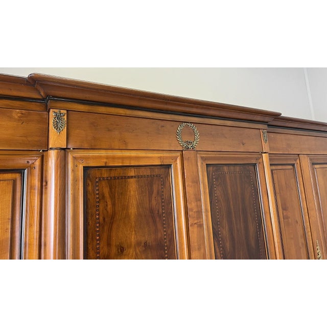 Vintage French Carved 6-Door Armoire For Sale - Image 9 of 17