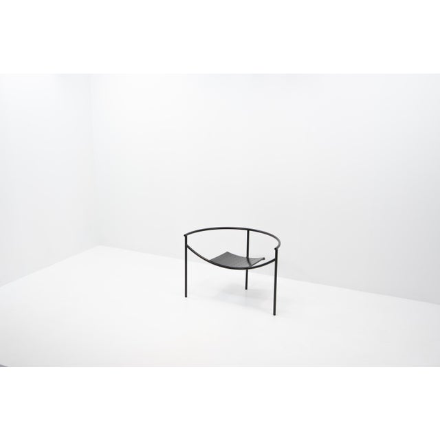 Philippe Starck – Doctor Sonderbar Chair in black, produced by XO in France, 1980s. Starck, a pioneering French designer,...