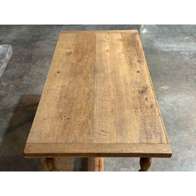 Oak Farmhouse Dining Table, 1920s For Sale - Image 6 of 18
