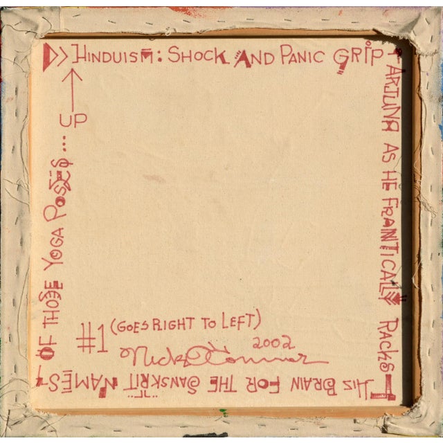 Red Nick O'Connor Modern Abstract Geometric Composition 2002 For Sale - Image 8 of 10