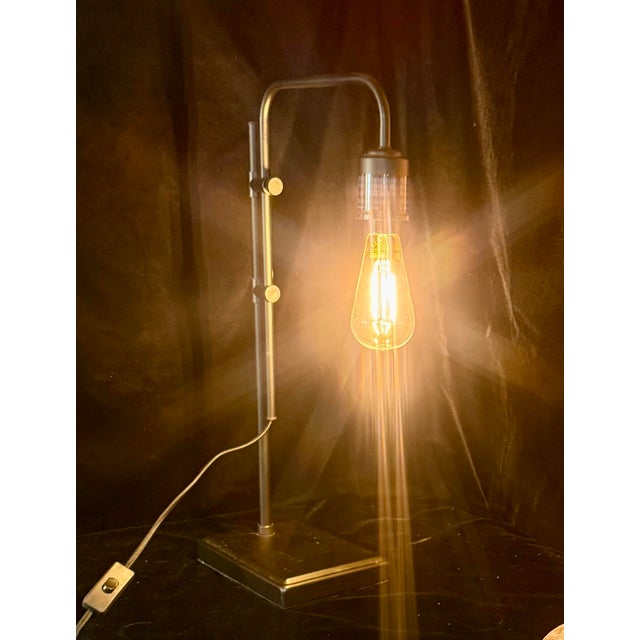Industrial Style Edison Table Lamp For Sale - Image 11 of 12