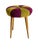 Upholstered Ash Stool, 1950s For Sale