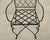 Set of Six Mario Papperzini Style Iron Garden Dining Chairs For Sale - Image 12 of 18
