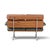 Charles & Ray Eames for Herman Miller Model Es108 Mid Century Walnut and Leather Two-Seat Sofa For Sale In Chicago - Image 6 of 10
