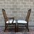 Vintage Universal Furniture Asian Ming Style Armchair & Side Chair in Dark Brown & Burl Wood For Sale - Image 10 of 15