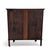 Vintage Oak Bow-Front Curved-Glass China Cabinet With Claw Feet For Sale - Image 15 of 18