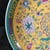 White Chinese Ceramic Plate,Qianlong Marked Famille Yellow Ground Rose Porcelain Plate Hand Painted Flowers Pattern For Sale - Image 8 of 11